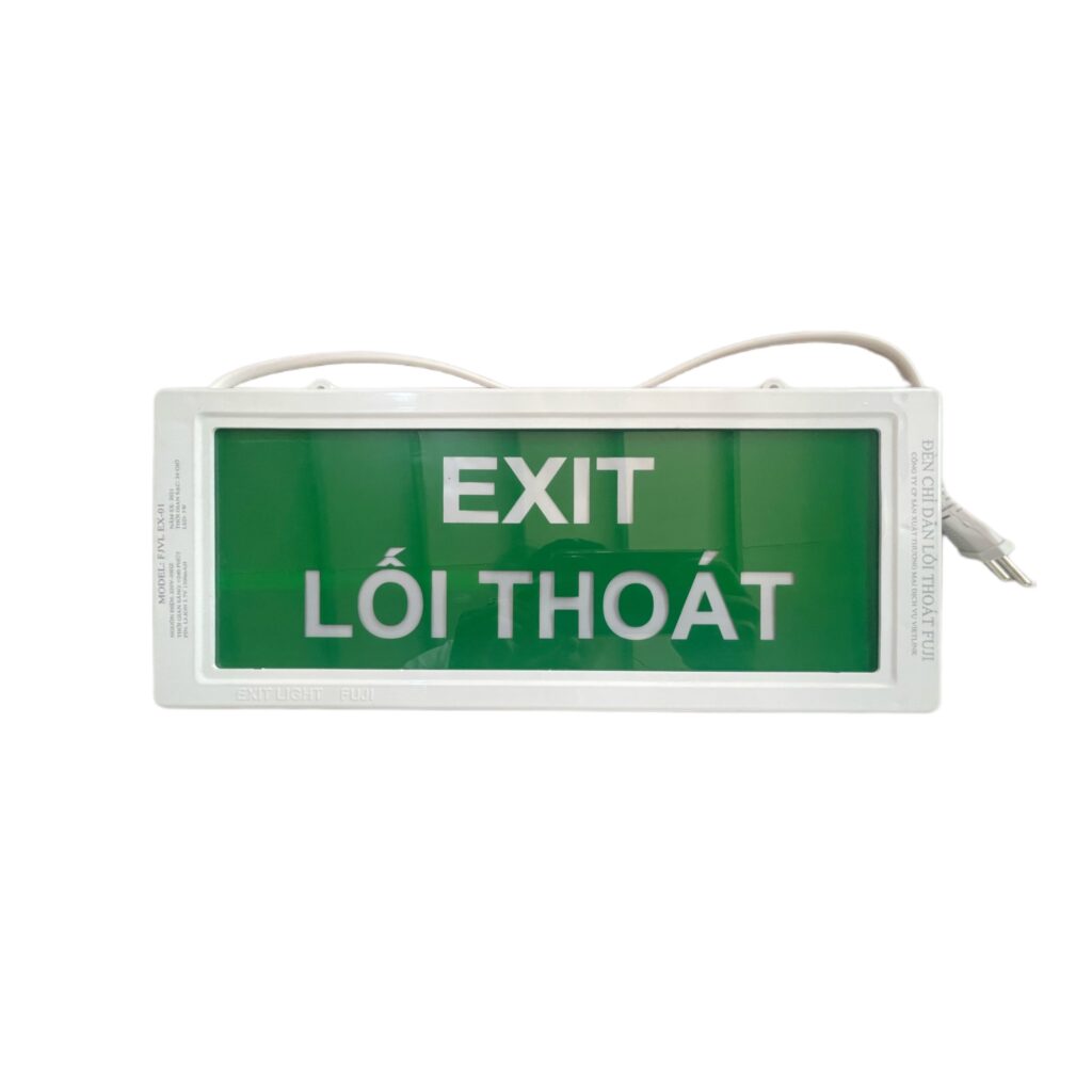 Đèn exit là thiết bị không thể thiếu trong các nhà máy và khu công nghiệp